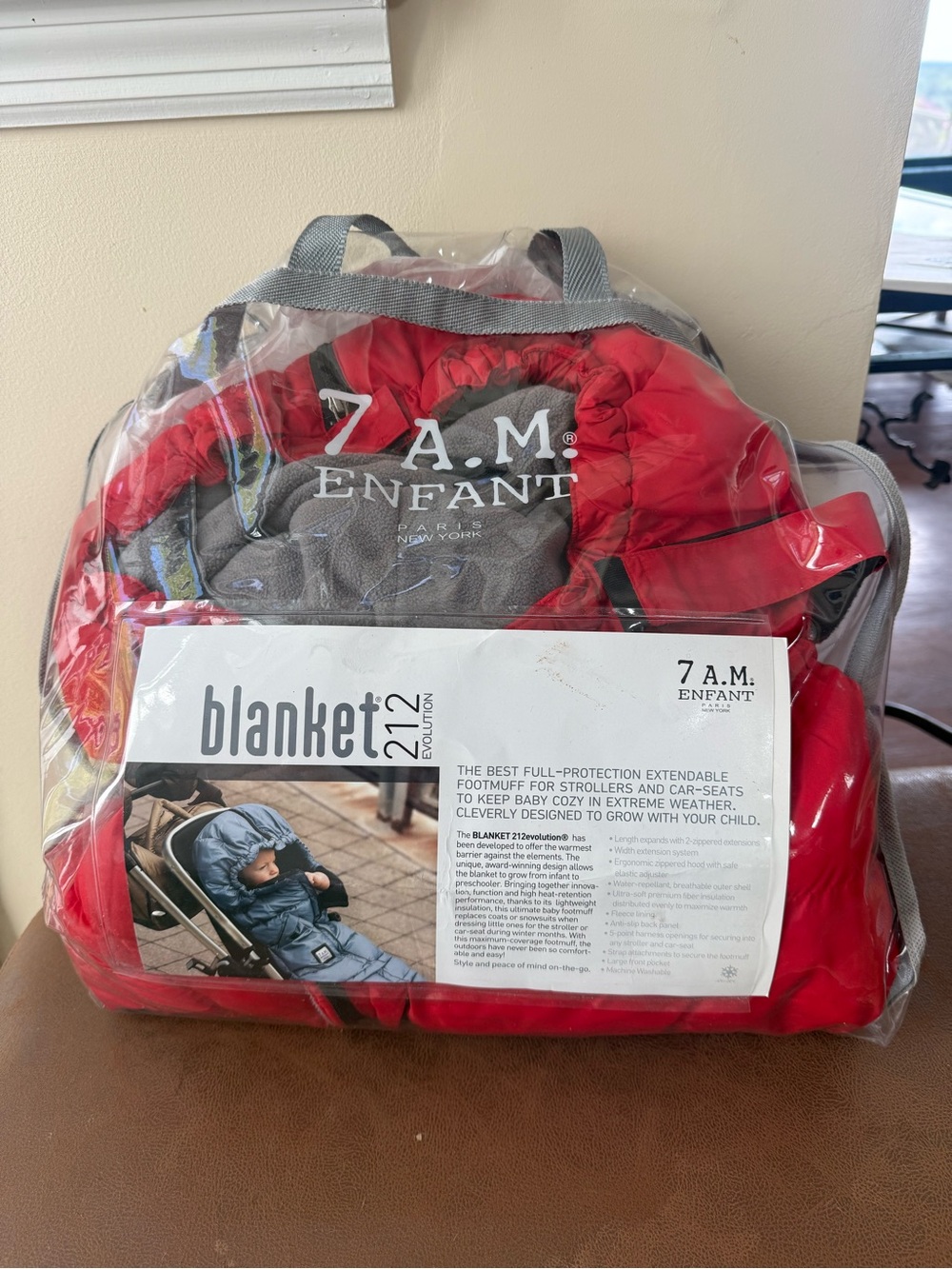 7 A.M. Enfant Blanket 212 Evolution - Cozy Baby Footmuff NWOT